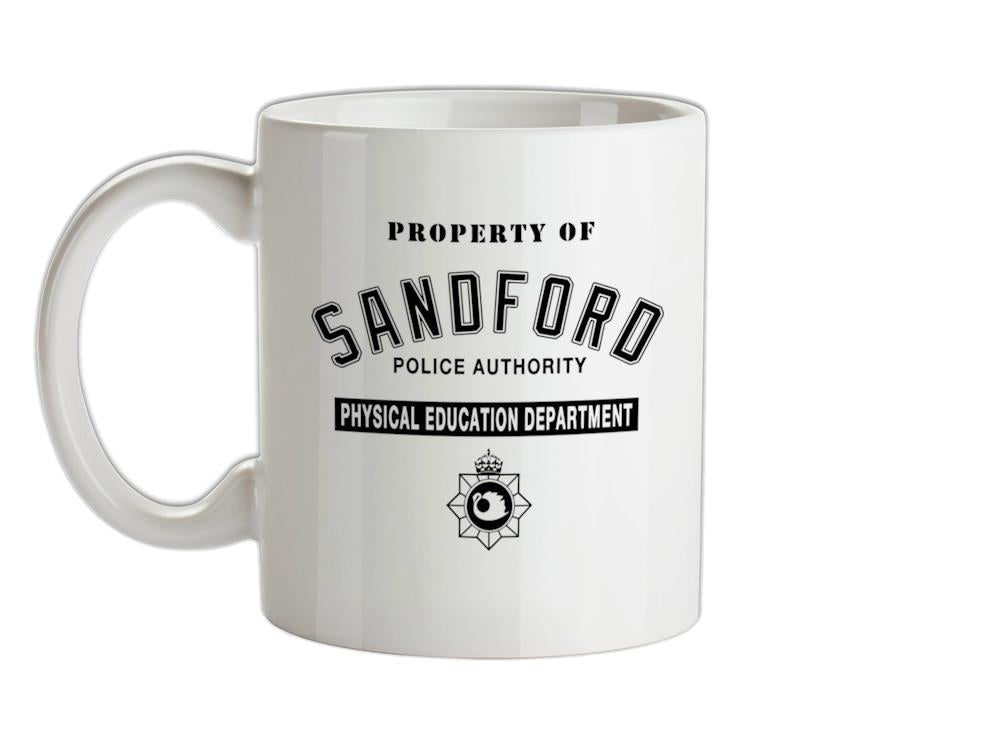 Property Of Sandford Police Authority Ceramic Mug