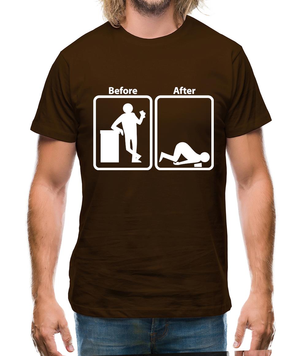 Before After Mens T-Shirt