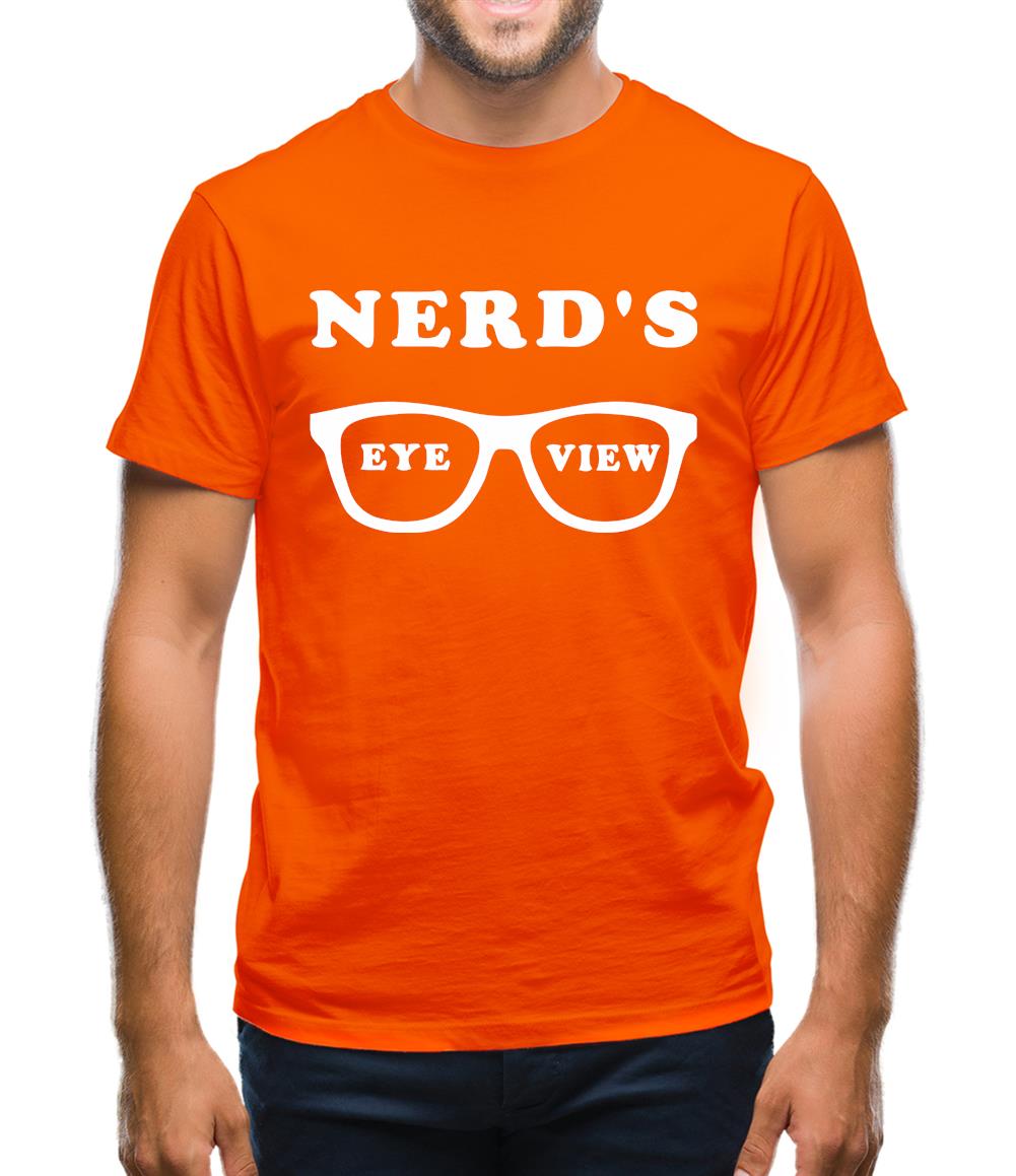 Nerd's Eye View Mens T-Shirt