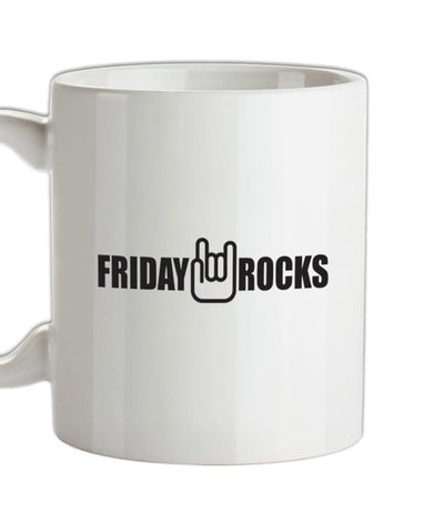 Friday Rocks Ceramic Mug