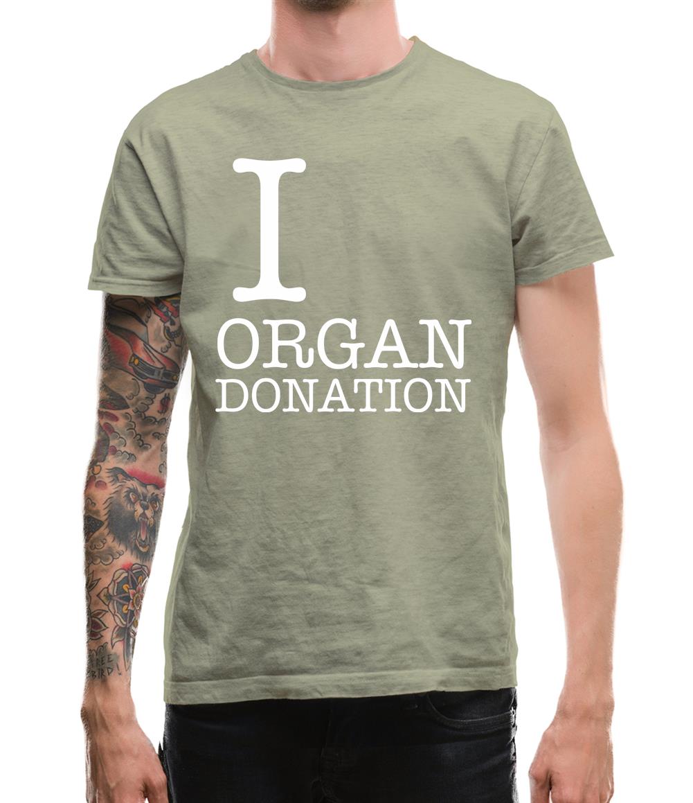 I Heart Organ Donation Mens T-Shirt