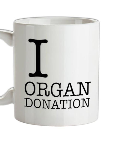 I Heart Organ Donation Ceramic Mug