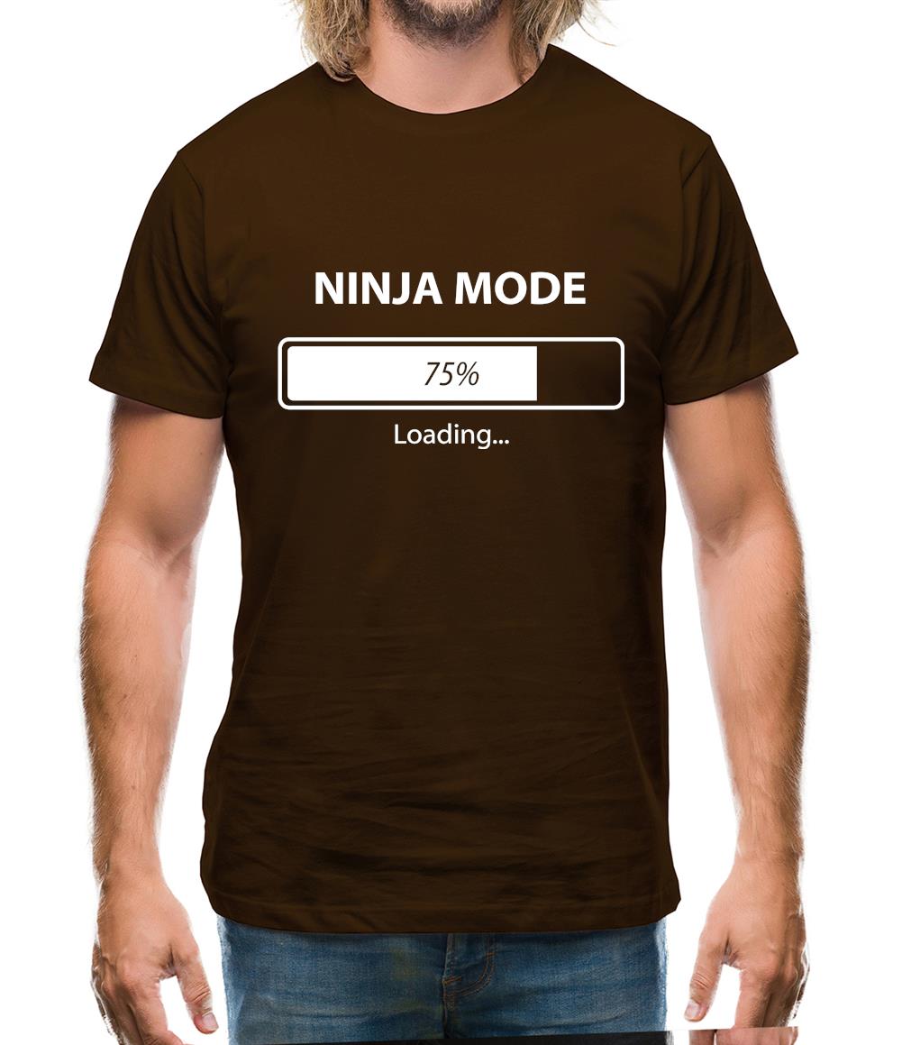 Ninja Mode Loading Mens T-Shirt