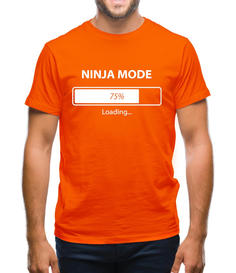 Ninja Mode Loading Mens T-Shirt