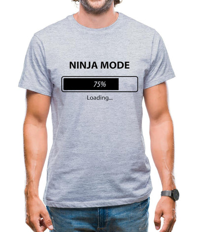 Ninja Mode Loading Mens T-Shirt