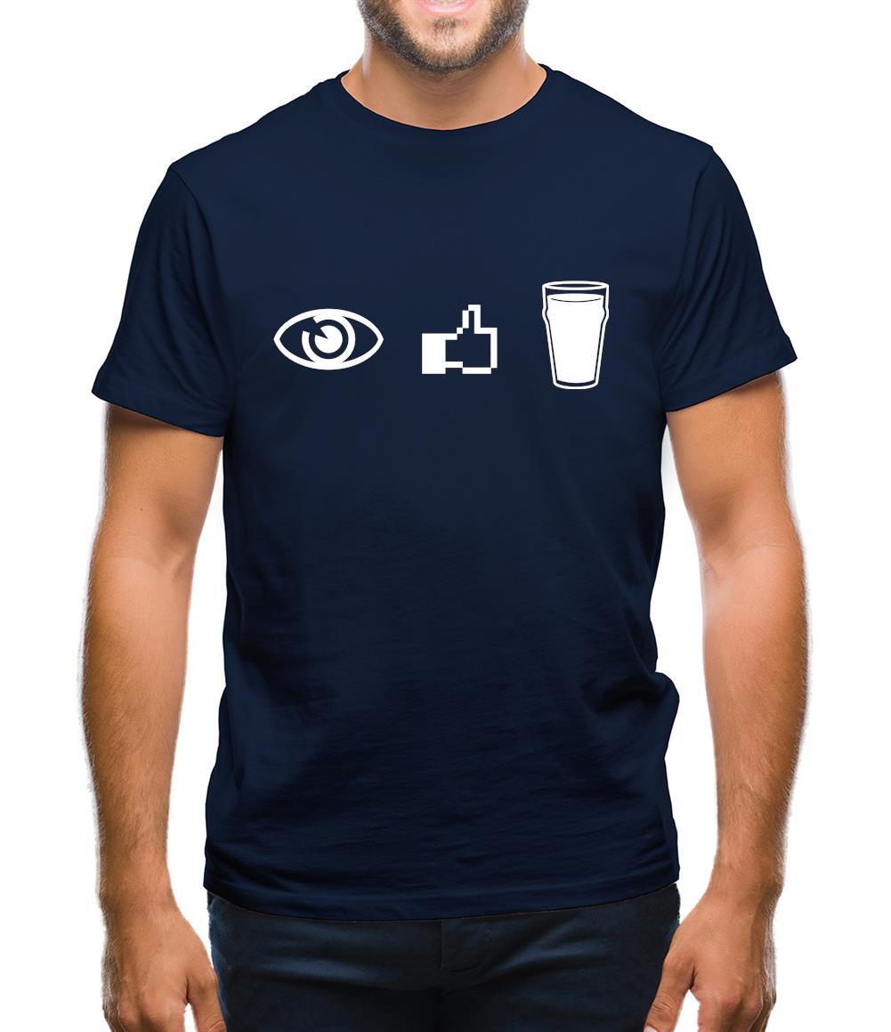 I Like Beer Mens T-Shirt