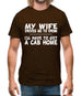 My Wife Drives Me To Drink I'll Have To Get A Cab Home Mens T-Shirt