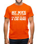 My Wife Drives Me To Drink I'll Have To Get A Cab Home Mens T-Shirt