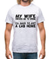 My Wife Drives Me To Drink I'll Have To Get A Cab Home Mens T-Shirt