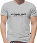 No Complaints (Only Moans) Mens T-Shirt