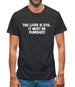 The liver is evil. It must be punished Mens T-Shirt