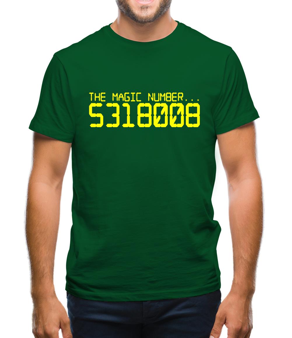 The magic number is Boobies Mens T-Shirt