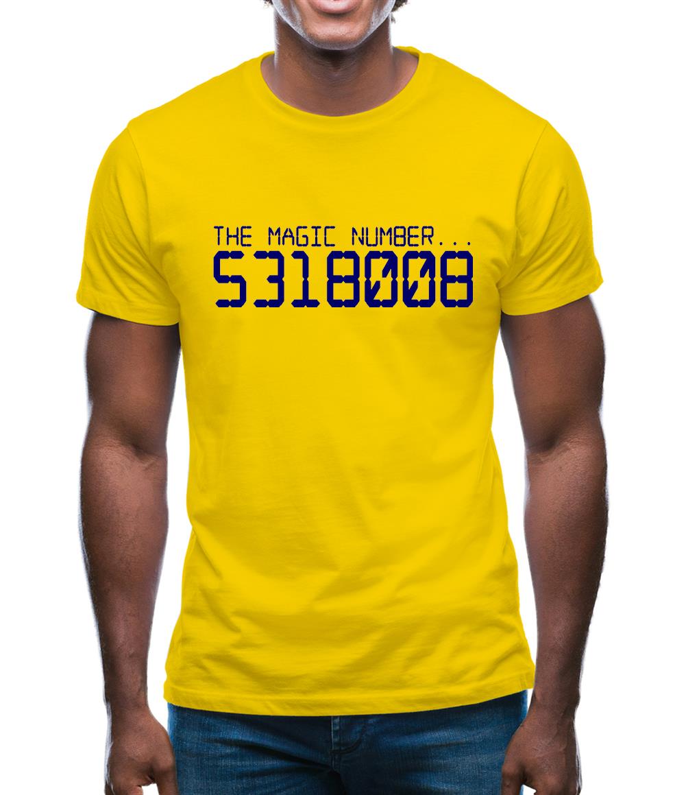 The magic number is Boobies Mens T-Shirt