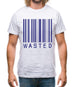 Wasted Barcode Mens T-Shirt