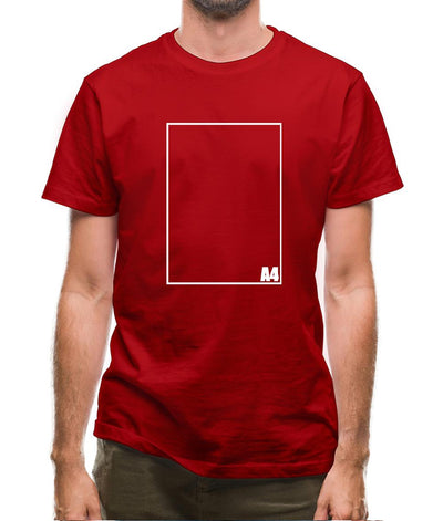 A4 Paper Mens T-Shirt