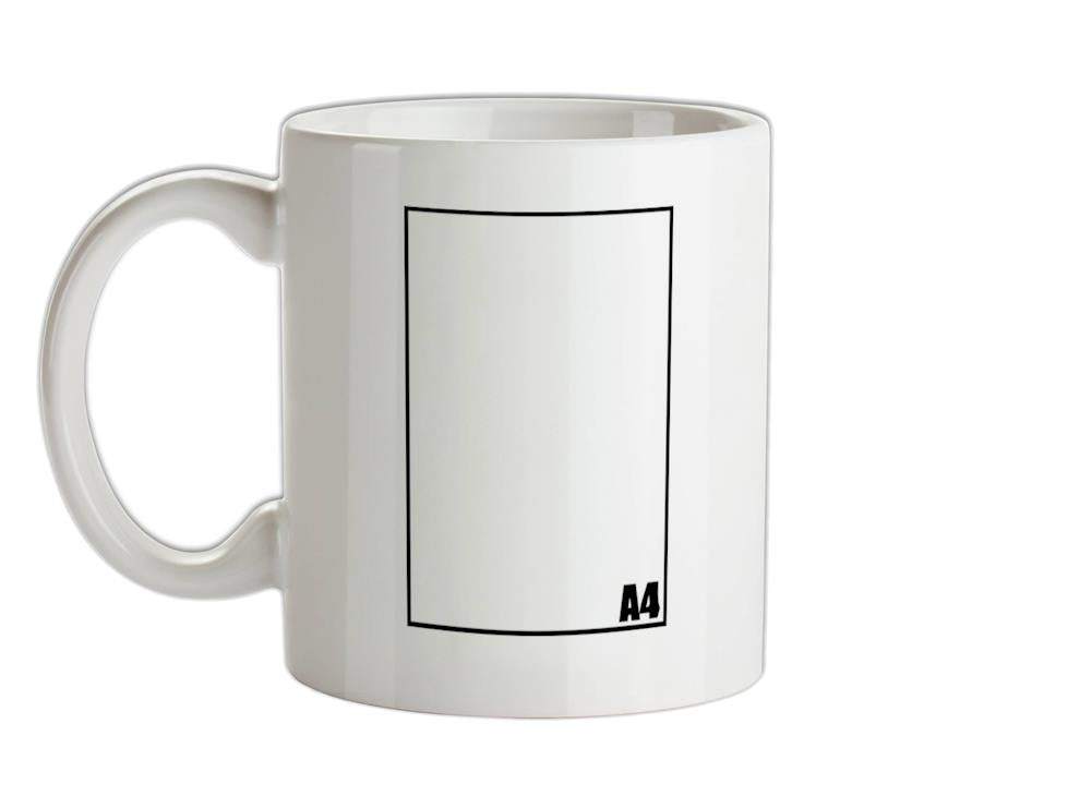 A4 Paper Ceramic Mug