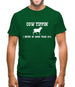 Cow Tippin' I Never Go More Than Ten Percent Mens T-Shirt