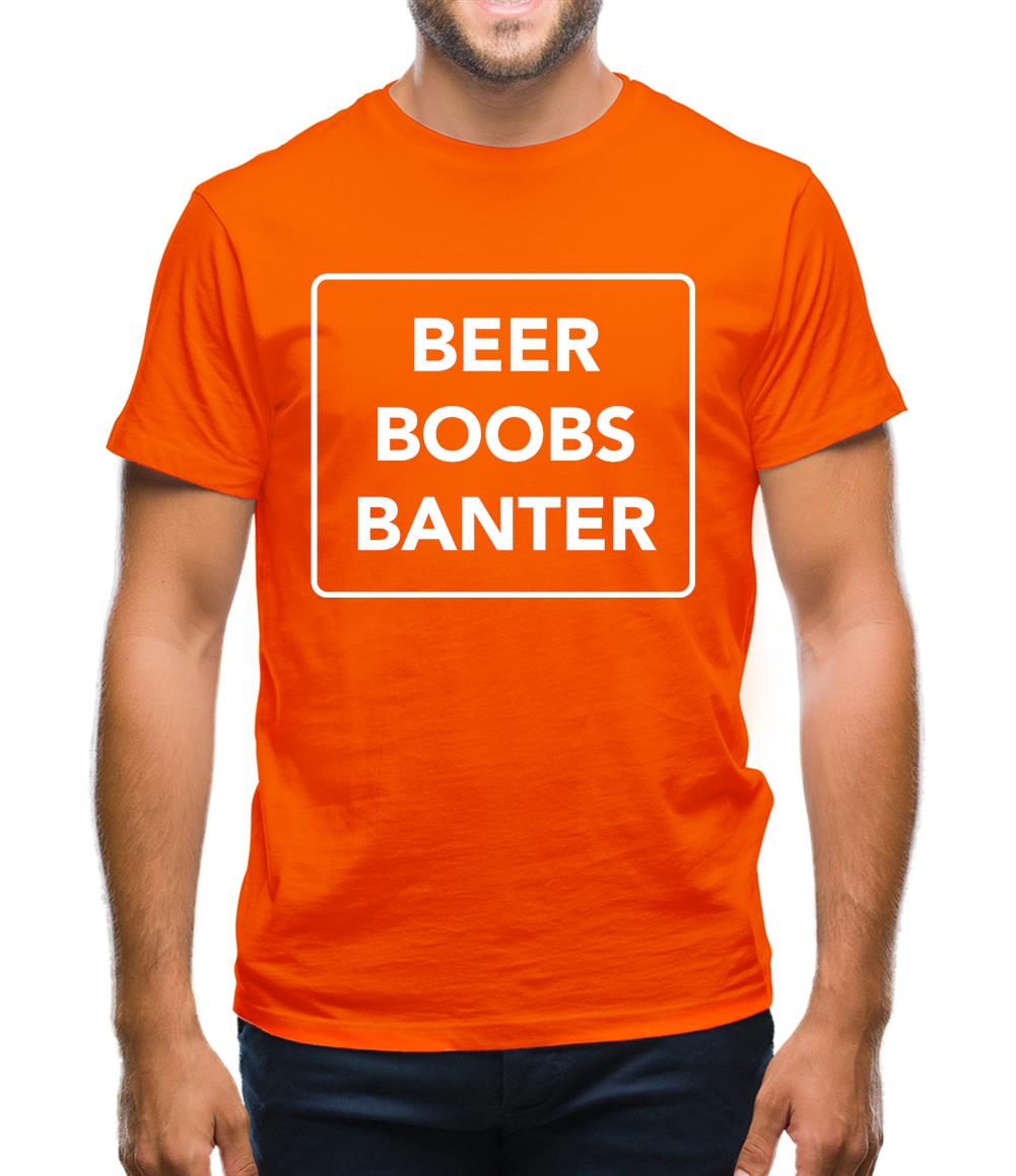 Beer Boobs Banter Mens T-Shirt