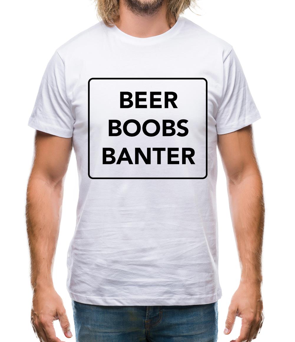 Beer Boobs Banter Mens T-Shirt