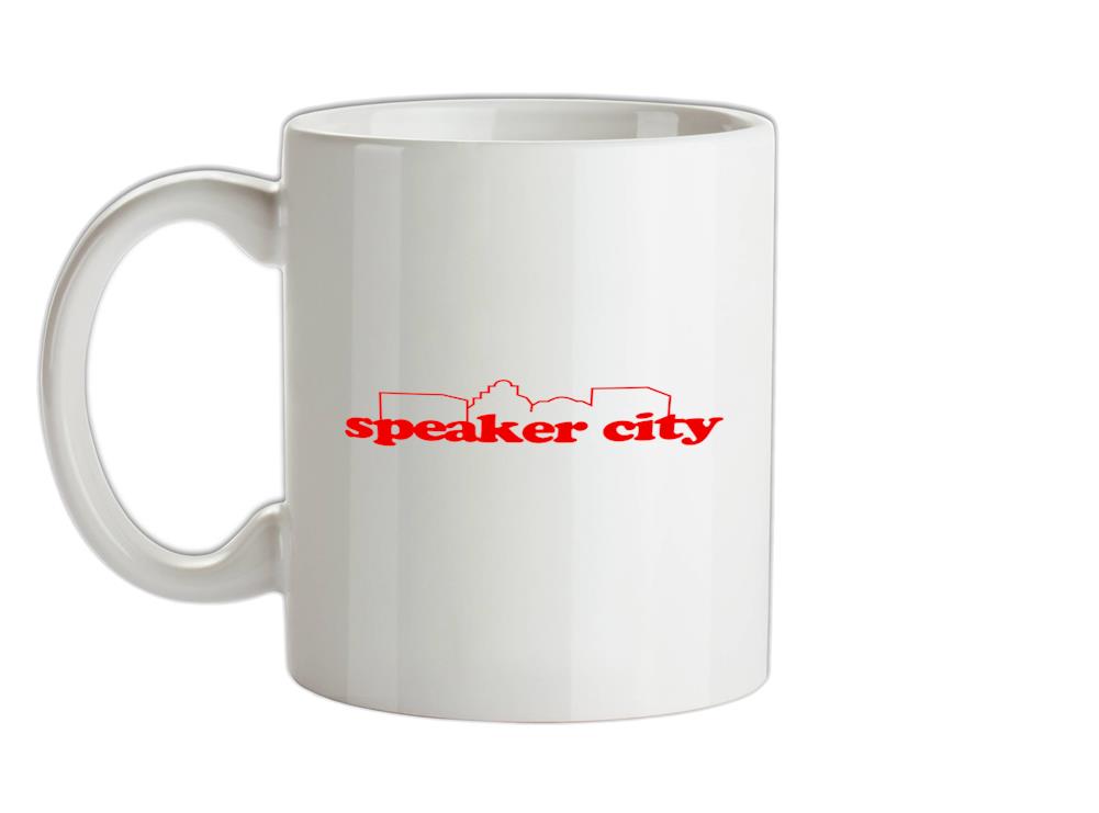 Speaker City Ceramic Mug