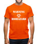 Warning Biohazard Mens T-Shirt