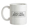Feed A Cold Starve A Fever Punch A Moron Ceramic Mug