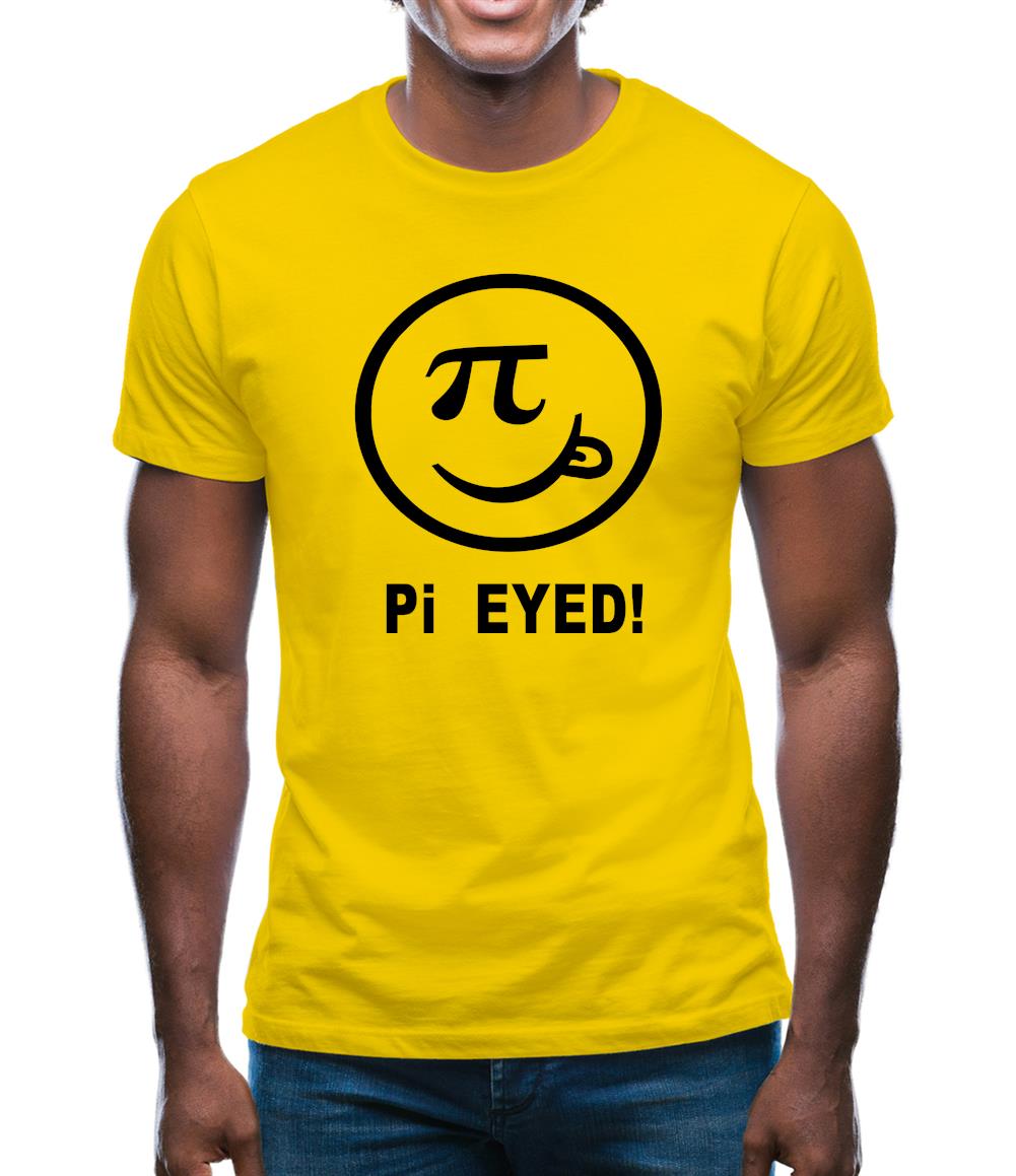 Pi Eyed Mens T-Shirt