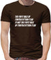 The First Rule Of Contradiction Club Is Not The First Rule Of Contradiction Club Mens T-Shirt