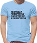 The First Rule Of Contradiction Club Is Not The First Rule Of Contradiction Club Mens T-Shirt