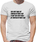 The First Rule Of Contradiction Club Is Not The First Rule Of Contradiction Club Mens T-Shirt