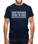 Enjoy Everything Regret Nothing Don't Wipe It On The Curtains Mens T-Shirt