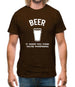 Beer It Makes You Think You're Whispering Mens T-Shirt