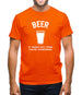 Beer It Makes You Think You're Whispering Mens T-Shirt