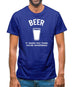 Beer It Makes You Think You're Whispering Mens T-Shirt