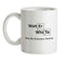 Walter White Was My Chemistry Teacher Ceramic Mug