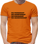 The premiership, the championship, the sinkingship, the abandonship Mens T-Shirt