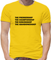 The premiership, the championship, the sinkingship, the abandonship Mens T-Shirt