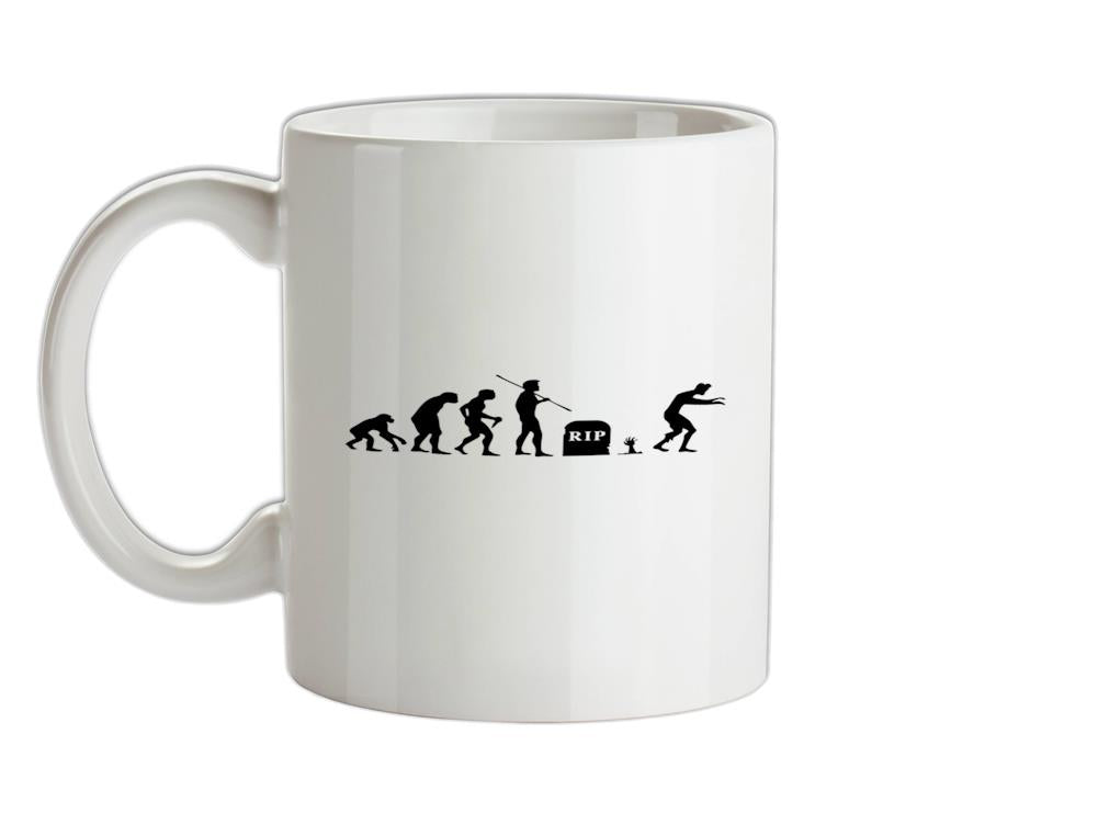 Zombie Evolution Ceramic Mug