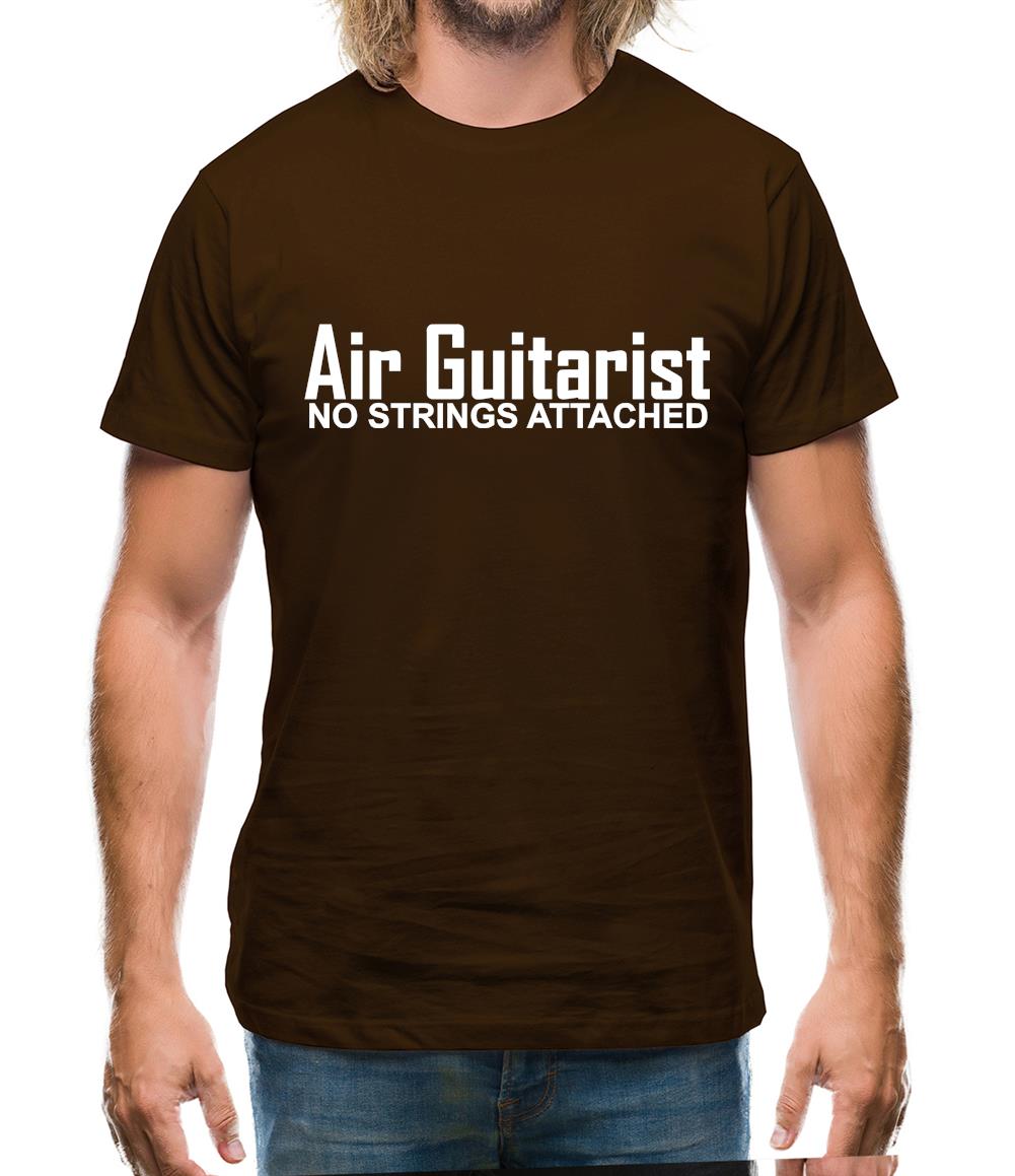Air Guitarist - No Strings attached Mens T-Shirt