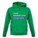 I Think, Therefore I Vote Conservative unisex hoodie