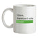 I think, therefore I vote Green Ceramic Mug