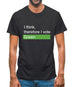I Think, Therefore I Vote Green Mens T-Shirt