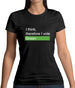 I Think, Therefore I Vote Green Womens T-Shirt