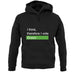 I Think, Therefore I Vote Green unisex hoodie