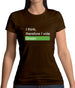 I Think, Therefore I Vote Green Womens T-Shirt