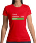 I Think, Therefore I Vote Green Womens T-Shirt