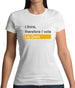 I Think, Therefore I Vote Lib Dem Womens T-Shirt