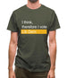 I Think, Therefore I Vote Lib Dem Mens T-Shirt