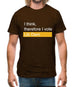 I Think, Therefore I Vote Lib Dem Mens T-Shirt