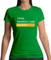 I Think, Therefore I Vote Lib Dem Womens T-Shirt